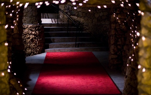 Main Entrance Stairs - Night